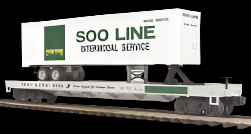 MTH O-Scale Flatcar w/ 40&