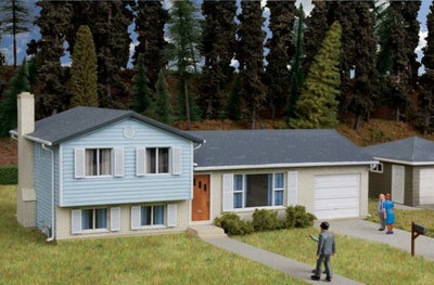 Walthers Cornerstone H.O. Scale Split-Level House Building Kit 933-3794