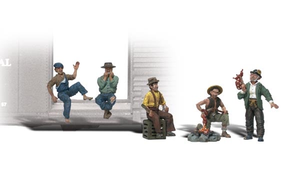 Woodland Scenics Scenic Accents H.O. Scale A1860 Hobos