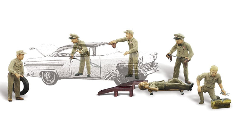 Woodland Scenics Scenic Accents H.O. Scale A1948 Service Station Attendants