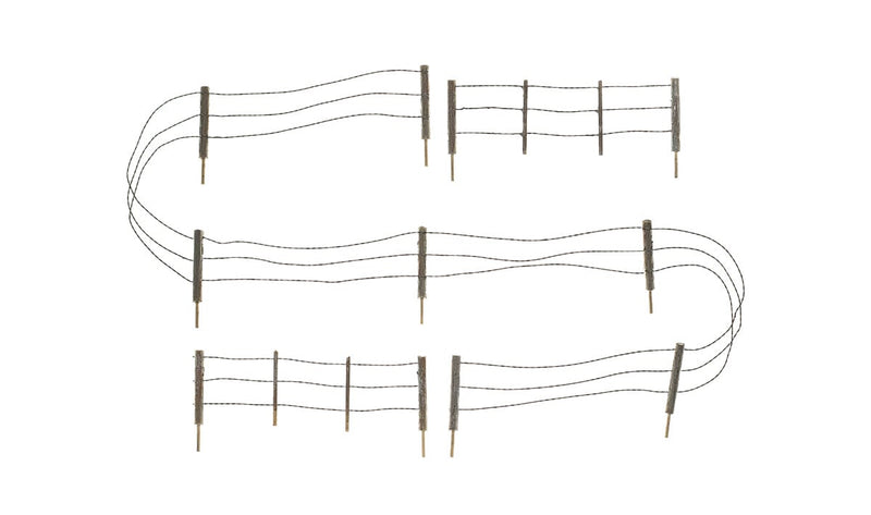 Woodland Scenics O Scale A3000 Barbed Wire Fence