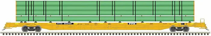 Atlas H.O. Scale 20 006 112 F89J Flat Car 2000s Yellow 601492