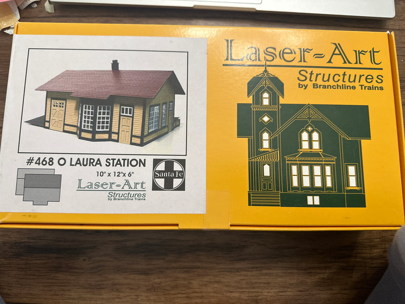 Laser-Art O Scale 468L Laura Station