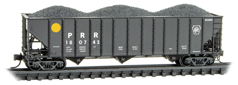 N Scale - Micro-Trains - 108 00 042 - Open Hopper, 3-Bay, 100 Ton - Pennsylvania - 180742