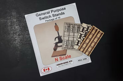 Osborn Model Kits N Scale 3086 General Purpose Switch Stands
