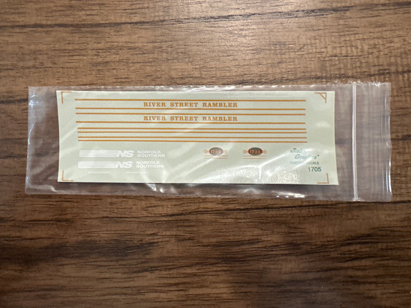 Rail Graphics HO Scale 1705 Norfolk Southern River Street Rambler