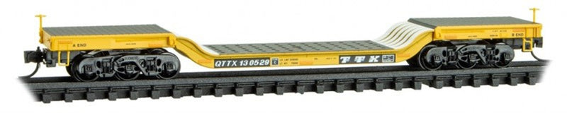 Micro-Trains N Scale QTTX Heavyweight Depressed Center Flat Car 109 00 143 Rd