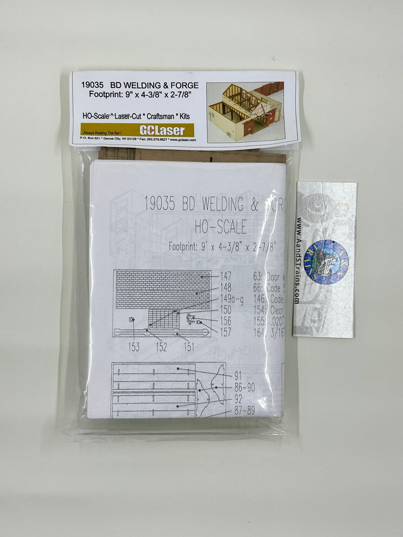GC Laser H.O. Scale 19035 BD Welding & Forage