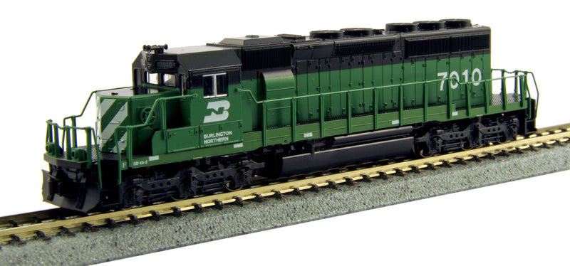 Kato N Scale 176-4960 SD40-2 Mid Cab Headlight BN 