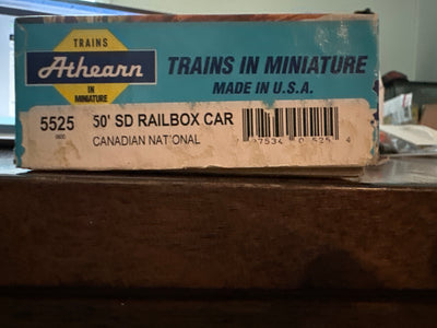 Athearn Miniature HO-Scale 50' SD Railbox Car Canadian National No. 419556