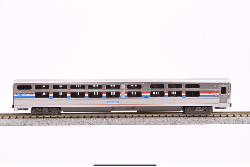 KATO N-Scale Amtrak Viewliner II Sleeper, Diner, Baggage-Dorm Phase III 4 Car Set