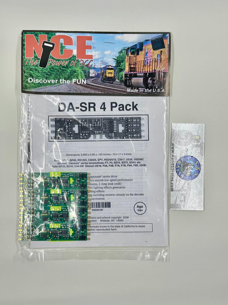 NCE DA-SR 4-Pack Decoder