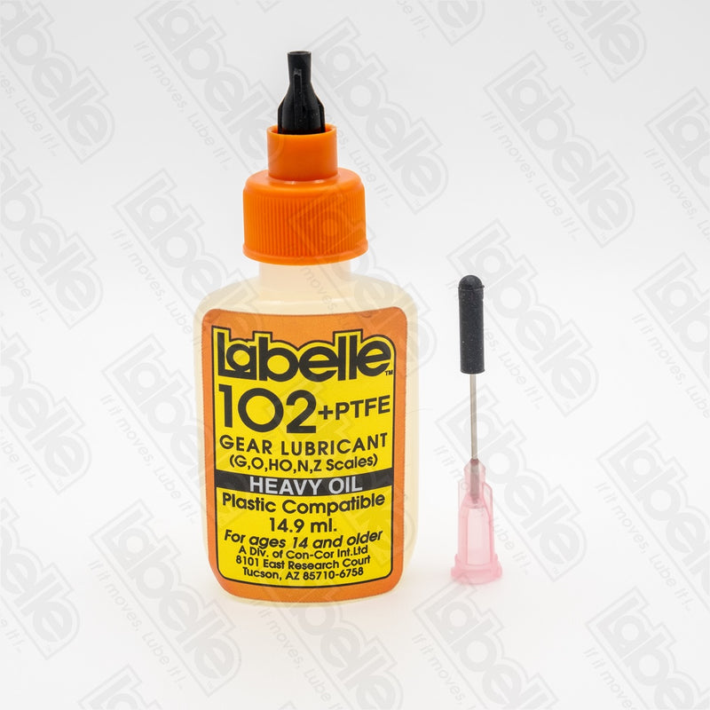 LaBelle 102L w PTFE Gear Lubricant - Heavy Oil (G O H.O. N Z Scale) 14.9ml