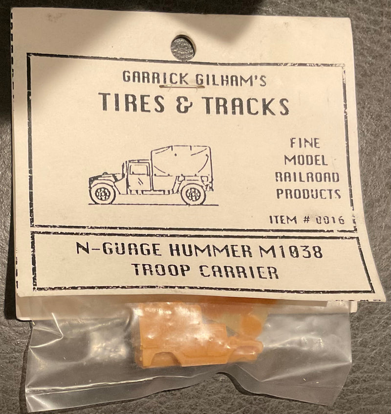 Garrick Gilham’s Tires and Tracks N-Gauge Hummer M1038 Troop Carrier 0016