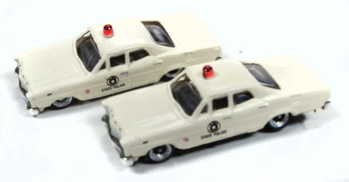 Mini Metals N-Scale 50379 Ford State Police Cars