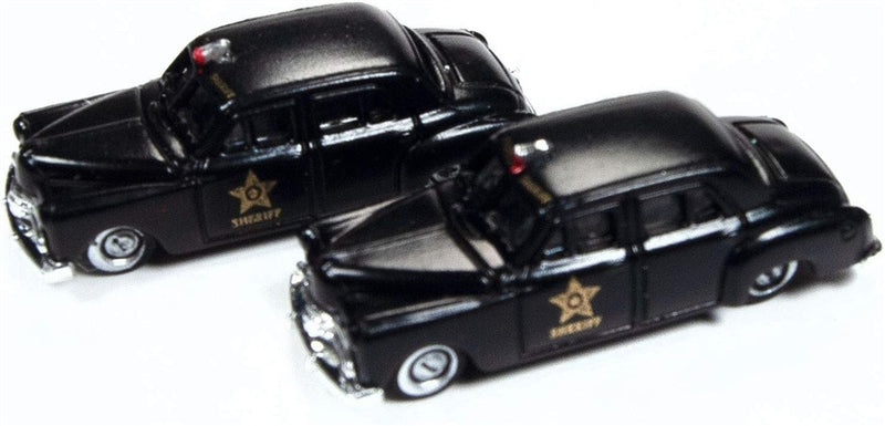 Mini Metals N-Scale 50381 1950 Dodge County Sheriff Cars
