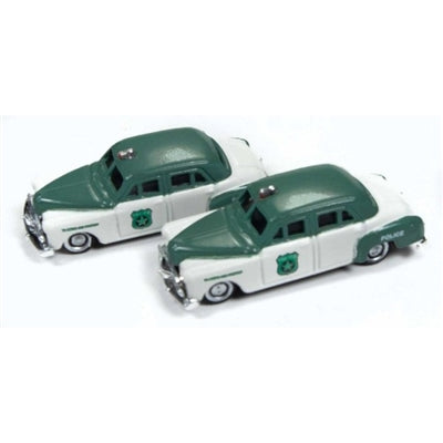 Mini Metals N-Scale 50382 Dodge Police Cars