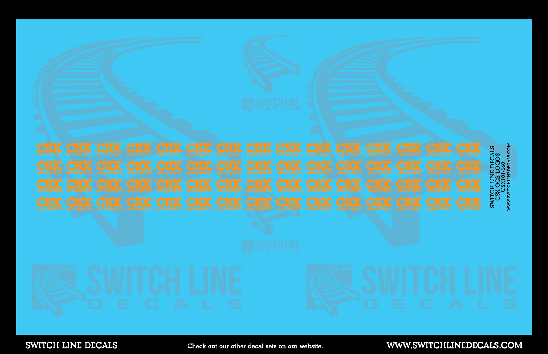 N Scale CSX OCS Logos Decal Set – A&S Trains