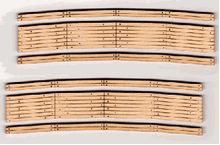 Blair Line  N Scale 011 Curved Grade Crossing 12-14"