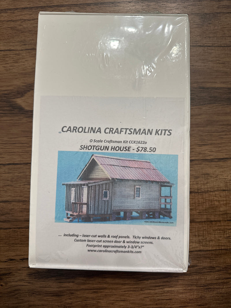 Carolina Craftsman Kits O Scale CCK1622o Shotgun House