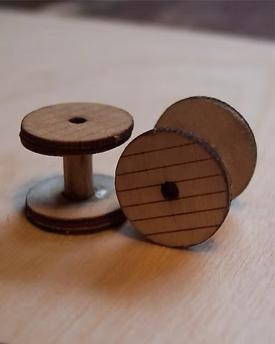 Osborn Model Kits H.O. Scale 1018 Wire Reels - small