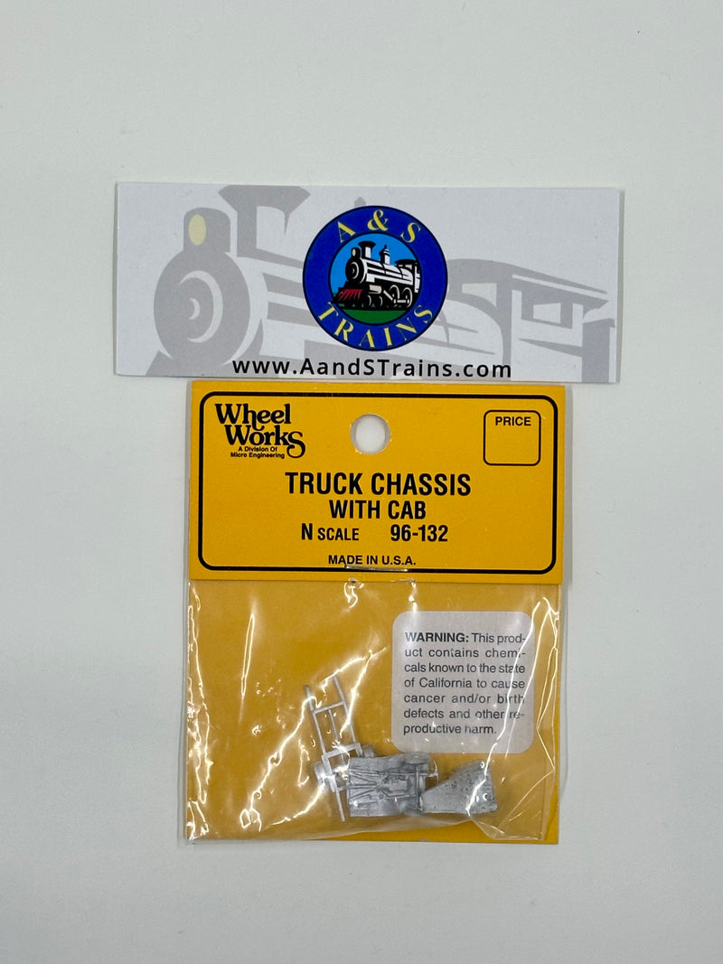 Micro Engineering Company N Scale 96-132 Truck Chassis with Cab