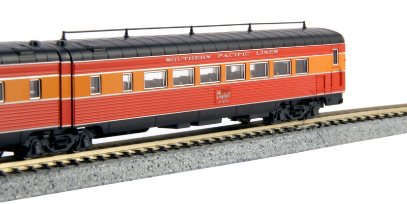 KATO N-Scale Southern Pacific Lines Morning Daylight 10 Car Set with Display Unitrack     106-063-1