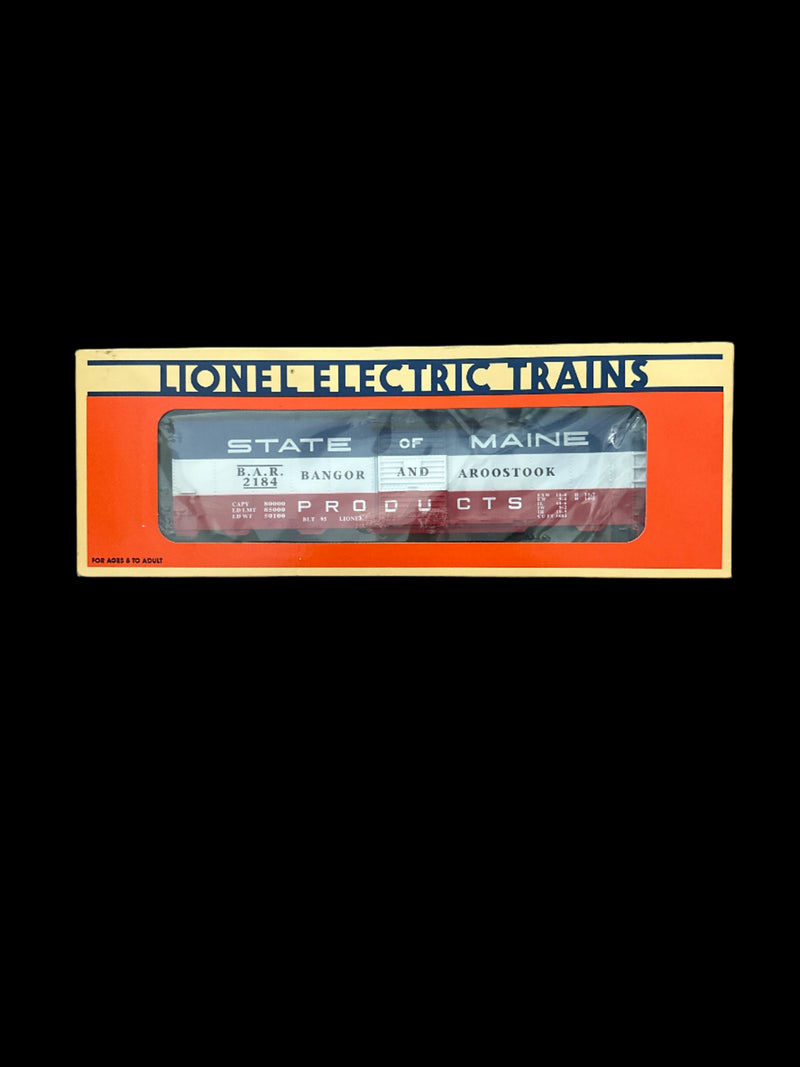 Lionel O-Scale Boxcar State of Maine Bangor & Aroostook No. 2184 (6-17218)