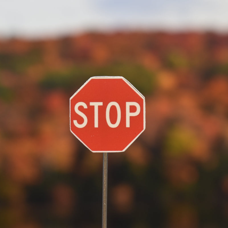 O Scale - Modern Stop Sign - 2 Pack – A&S Trains