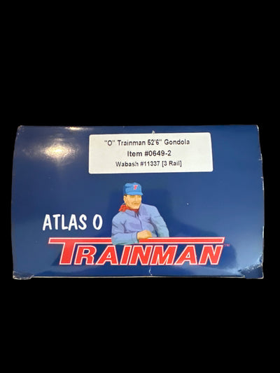 Atlas - O-Scale - Trainman 52'6" Gondola - Washbash -  No. 11337 - 0649-2