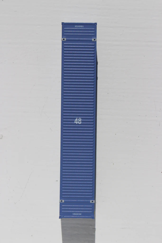Jacksonville Terminal Company 1:160 FADED med APL Logo - APL2 body style 48’ 3-42-3 corrugated side container     485014 APL