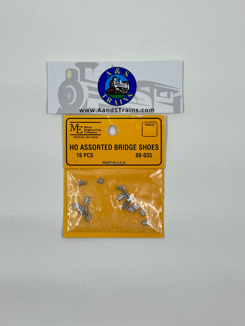 Micro Engineering Company H.O. Scale 80-035 Assorted Bridge Shoes