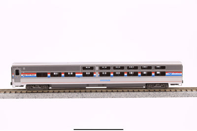 KATO N-Scale Amtrak Viewliner II Sleeper, Diner, Baggage-Dorm Phase III 4 Car Set