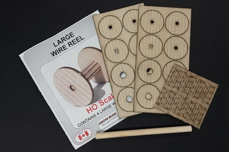 Osborn Model Kits H.O. Scale 1032 Large Wire Reel