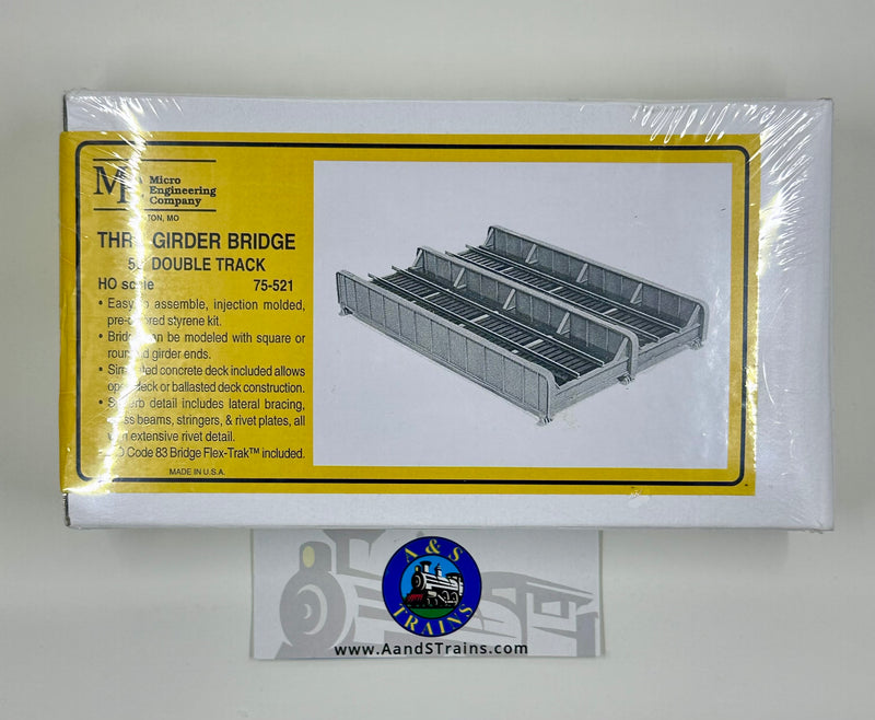 Micro Engineering Company H.O. Scale 75-521 Thru Girder Bridge 50&