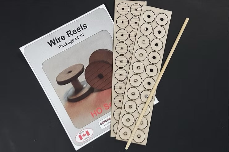 Osborn Model Kits H.O. Scale 1018 Wire Reels - small