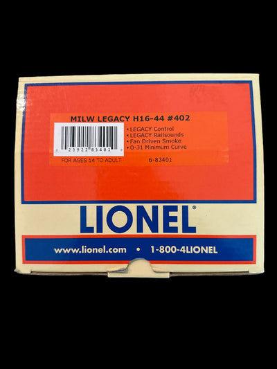 Lionel O-Scale MILW LEGACY H16-44 No. 402 (6-83401)