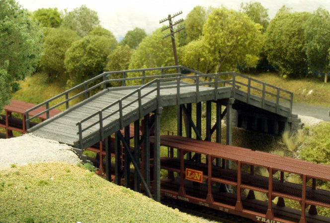 Rix Products H.O. Scale 628-0200 Rural Timber Overpass