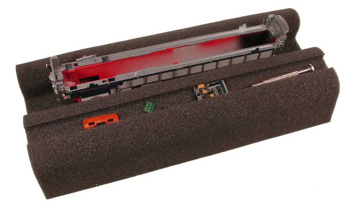 Bowser H.O. Scale 22B Gauge Foam Loco Cradle
