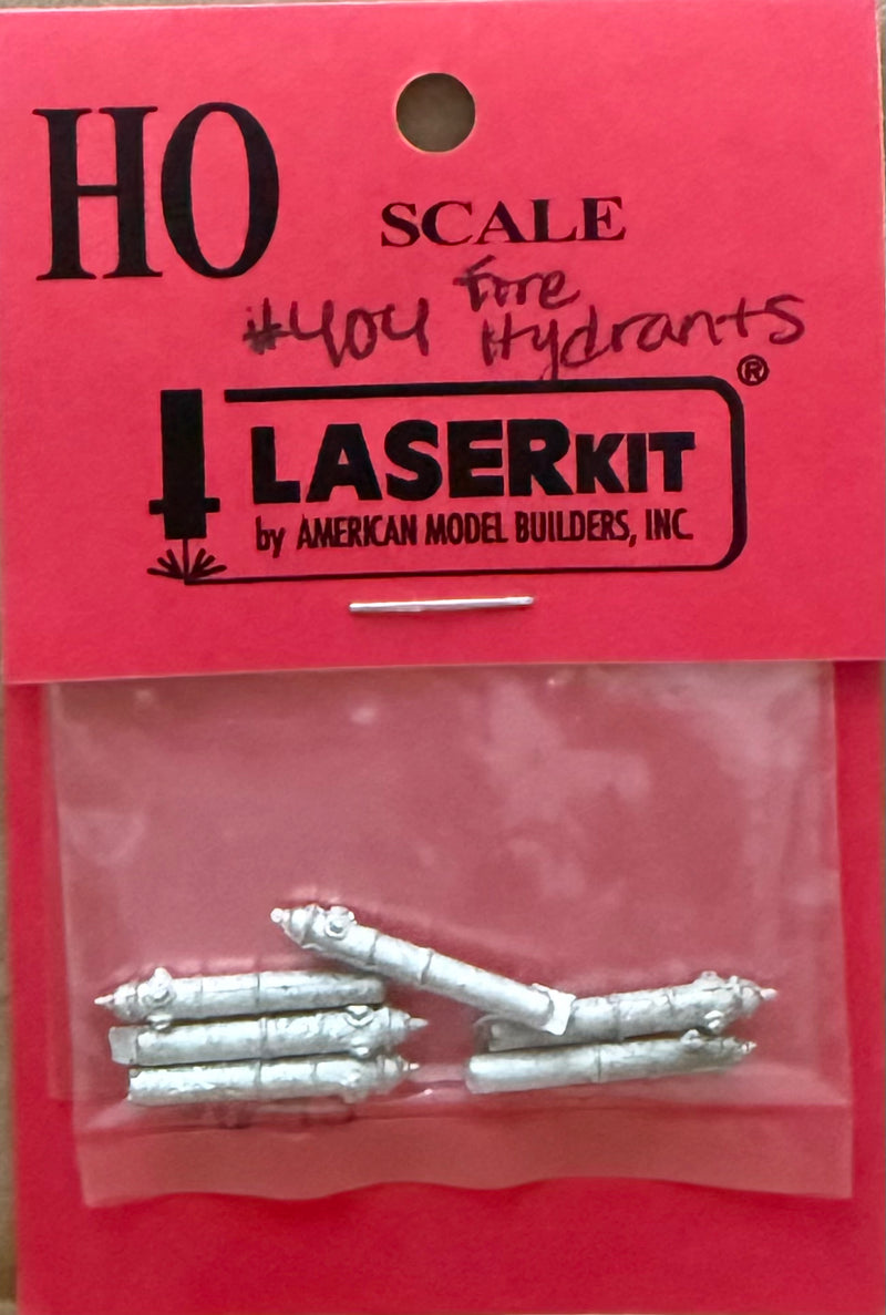 American Model Builders H.O. Scale 404 Fire Hydrants pkg 6