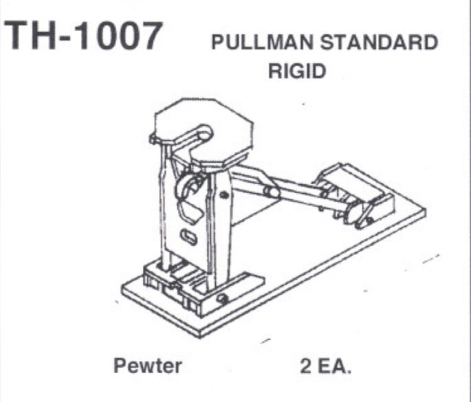 Details West H.O. Scale TH-1007 Flatcar Trailer Hitch 2 ea