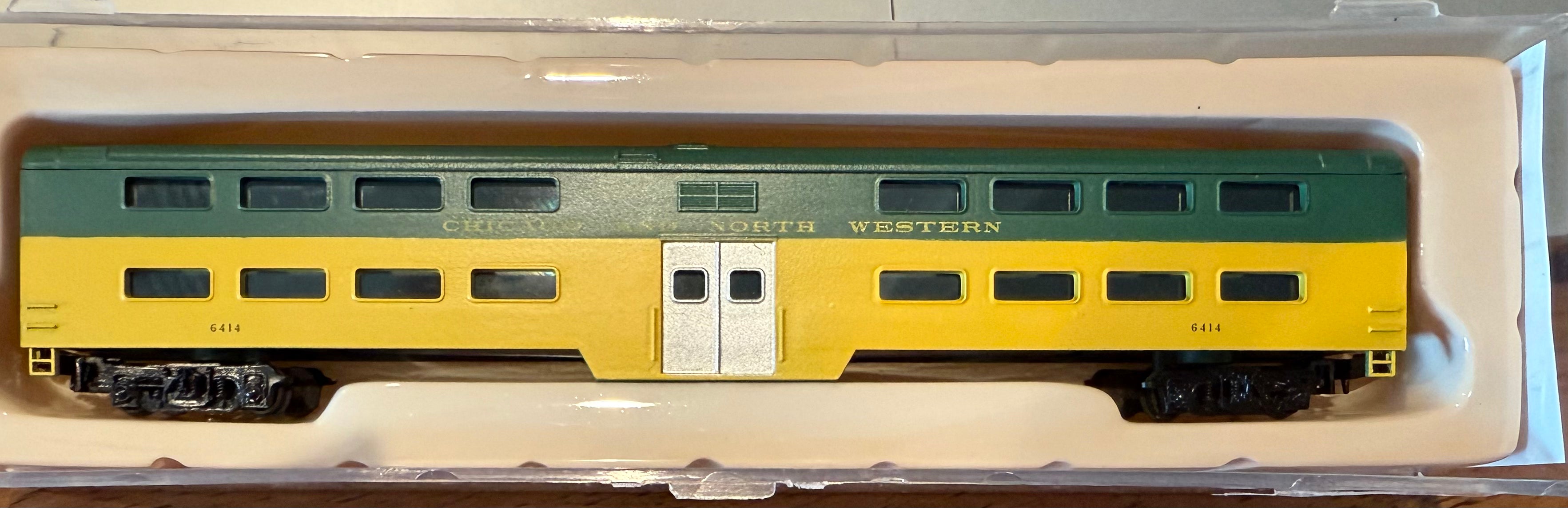 CON-COR N Scale Budd Bi-Levels Smoothside Coach Chic & Northwest 0001 ...