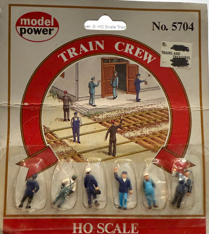 Model Power H.O. Scale Train Crew Figures