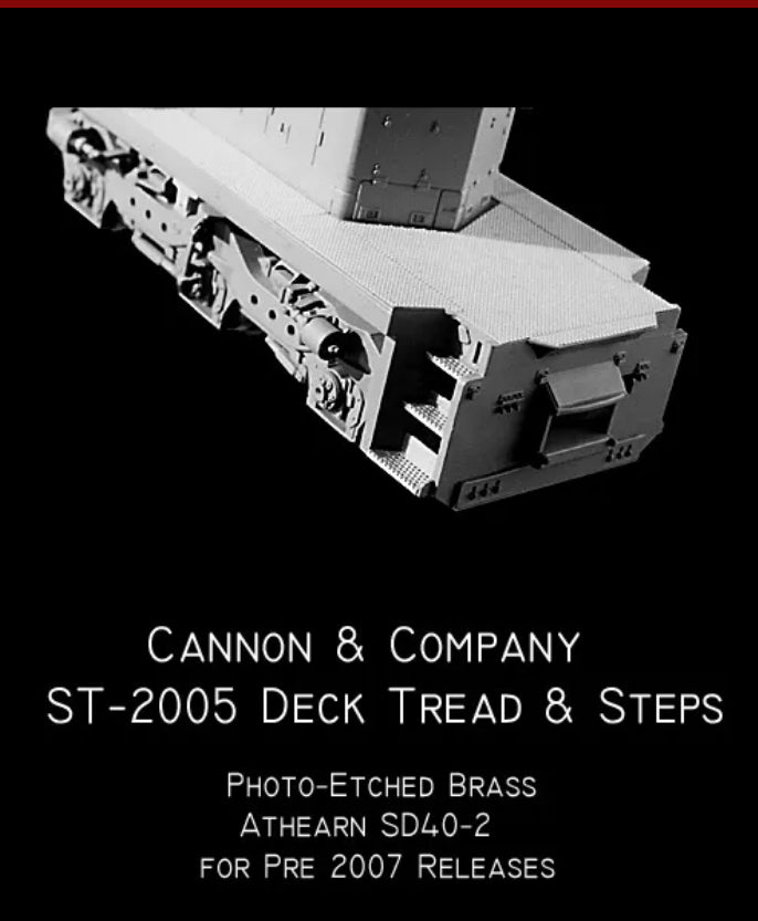 Cannon & Company Diesel Components HO Scale ST-2005 Safety Tread and Step Kit