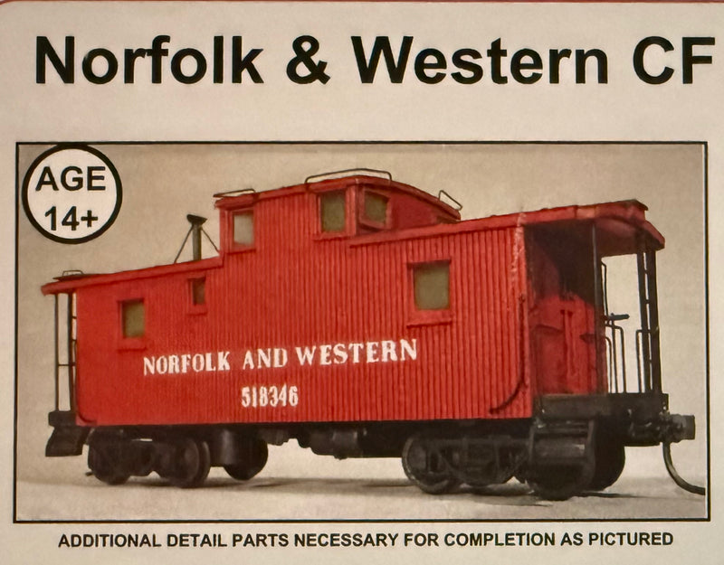 American Model Builders H.O. Scale 864 Caboose Norfolk and Western CF