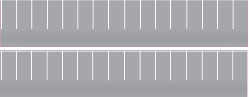CMR Products N Scale Easy Streets -Straight parking one lane  aged asphalt 325-3440