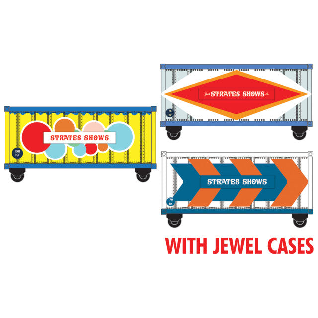 Micro-Trains N-Scale 983 02 274 Strates Shows Container 3-Pack 
