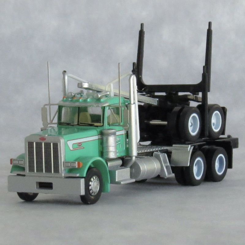 Trainworx N-Scale Peterbilt 379 Log Truck w/ Trailer Jack A Buell