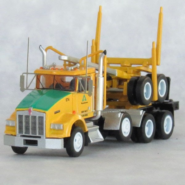 Trainworx N-Scale Kenworth T800 Log Truck w/ Trailer Weyehaeuser