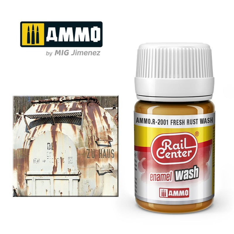 AMMO by Mig R-2001 - Fresh Rust Wash (35 Ml)